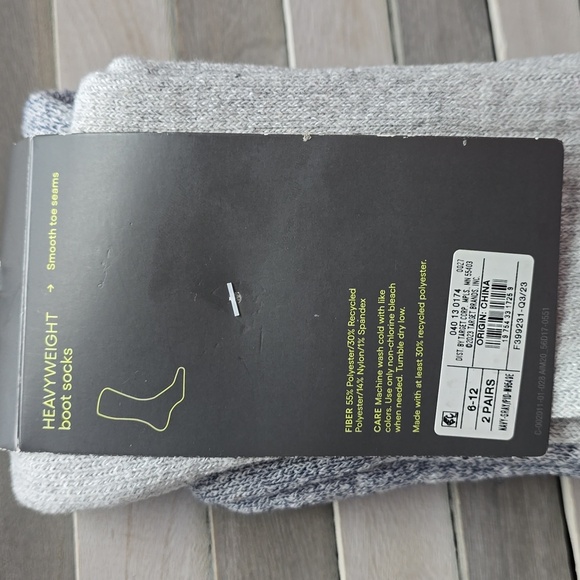 Men's Striped Marl Short Boot Socks | All in Motion | 6-12 - Picture 4 of 6